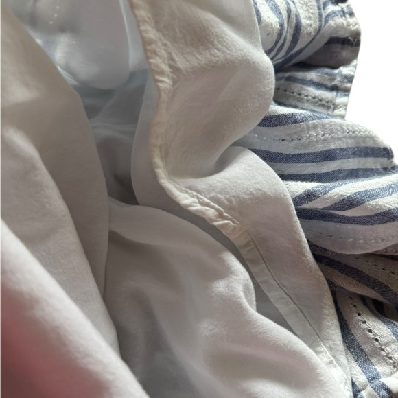 Rails Tara flutter sleeve pullover blue and white striped dress size medium - Picture 11 of 13